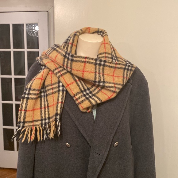 Burberrys of London vintage wool Scarf Scotland unisex - Picture 13 of 15